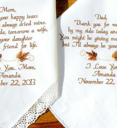 wedding day gift, mother of the bride and brides