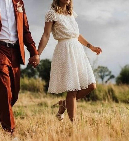 floral embroidery, bridal and field