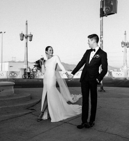 grant gustin, la thoma and dress