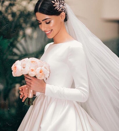 closed, dress and happy