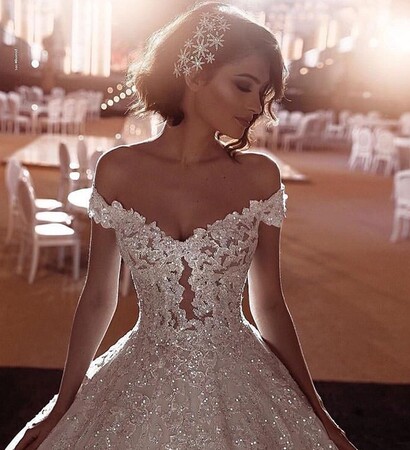 Couture, dress and princess