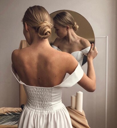 dress, hairstyle and style