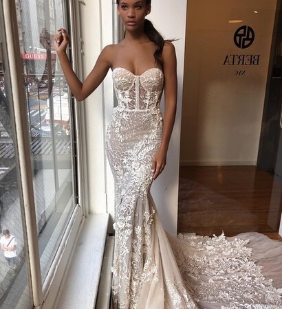 white, bride and Couture
