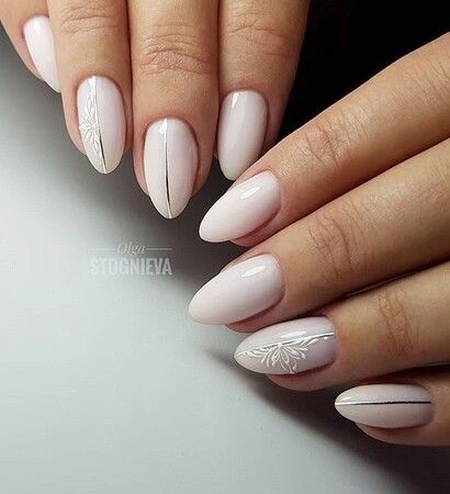 bridal, simple and nails