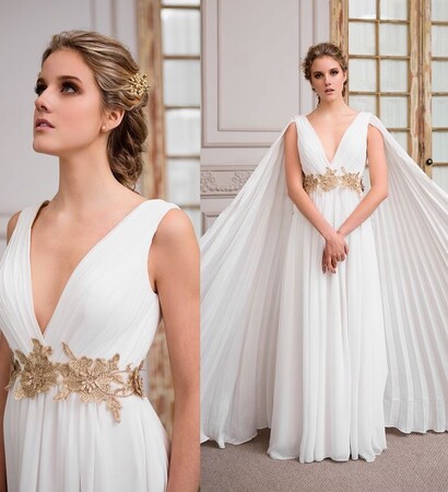 gold, white and bride