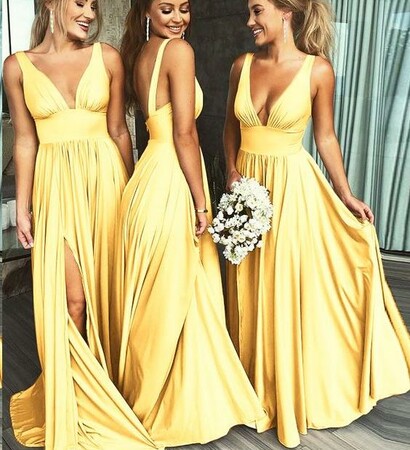 prom dress, long bridesmaid dress and girl