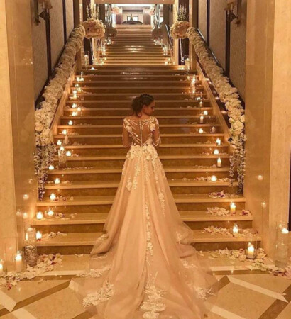 white dress, beautiful and slay