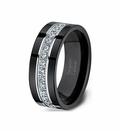 men wedding band black, tungsten men rings black and ring for men black