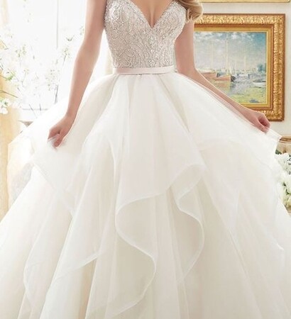 princess, bride and dress