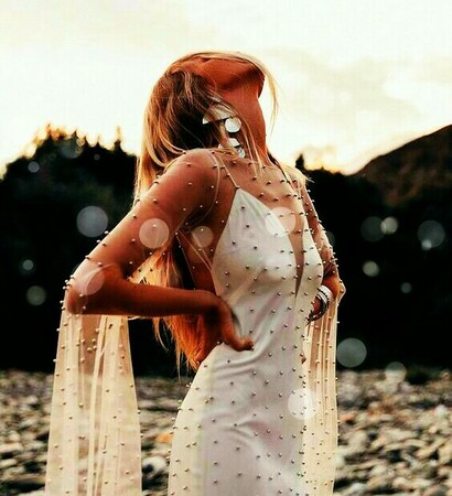 boho dress, retro and wedding dress
