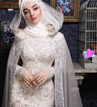 chechen, bride and hijab