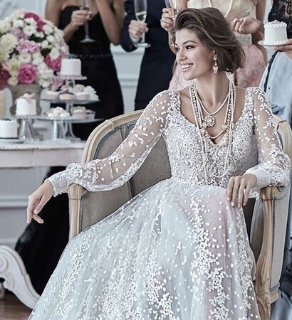 eveningdress, model and glamour