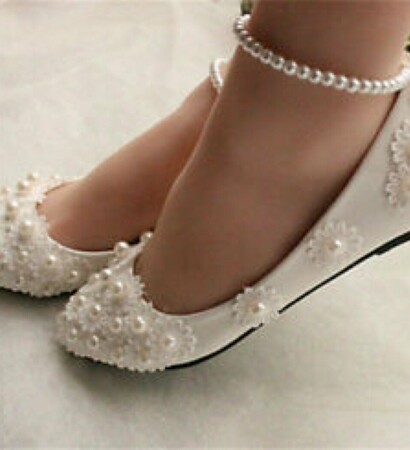 white shoes, bride and white flats
