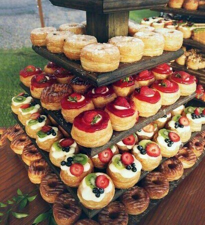 donuts bar, wedding goals and tumblr