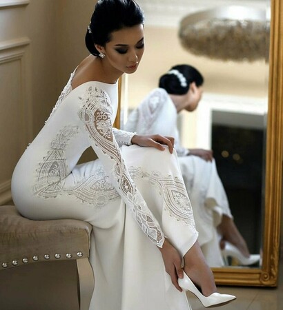 white, dress and femme