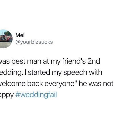 wedding fail, twitter and weddingfail