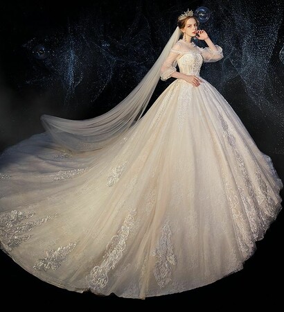 bridal, girl and wedding dress 2019
