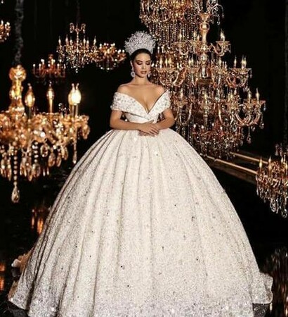 brunette, crown diamonds and cool