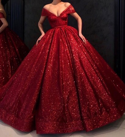 red, dress and girl