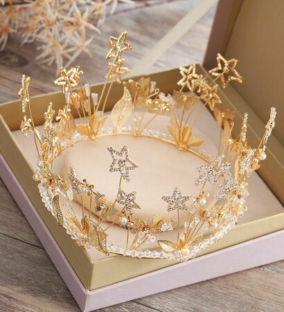 tiara 2019, bridal hair accessories and gold tiara