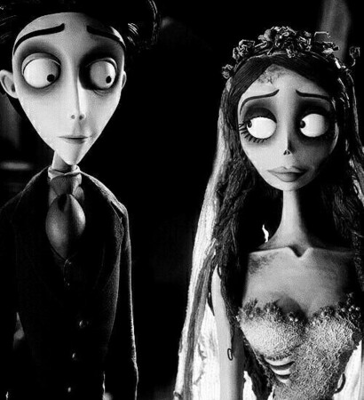 animated, love and black and white