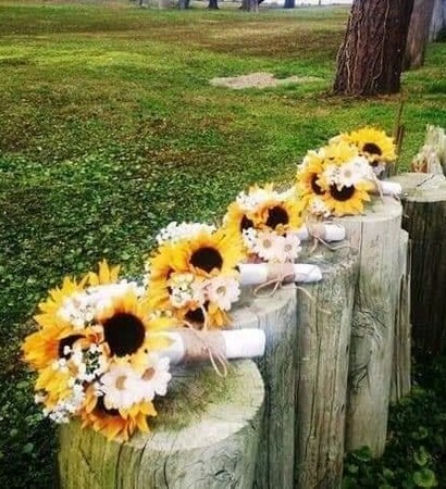 wedding goals, decorations and sunflower wedding