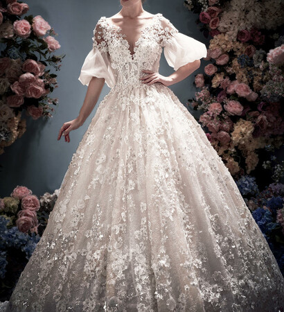 ball gown, wow and bridal gown