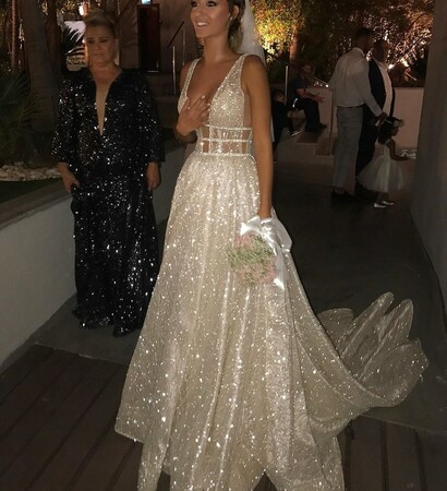 girl, dress and wedding dress