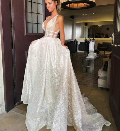 dress, white and luxury