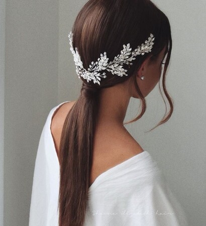 bridal hair, wedding hair and bridal hairstyle