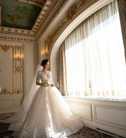 park chanyeol, wedding inspiration and park yoora