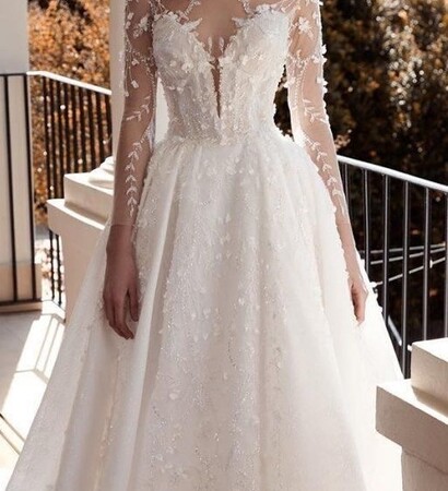 gorgeous, wedding dress and chic