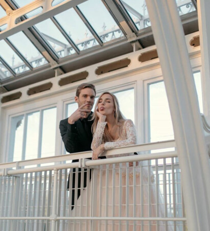 marzia, felix kjellberg and cutiepiemarzia