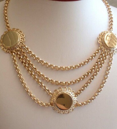 vintage necklace, gift for her and bottlecap necklace