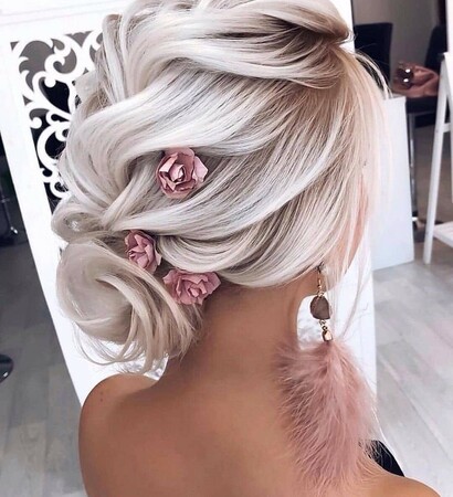 rose, blond and girl