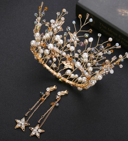 earrings, bridal hair accessories and 2019