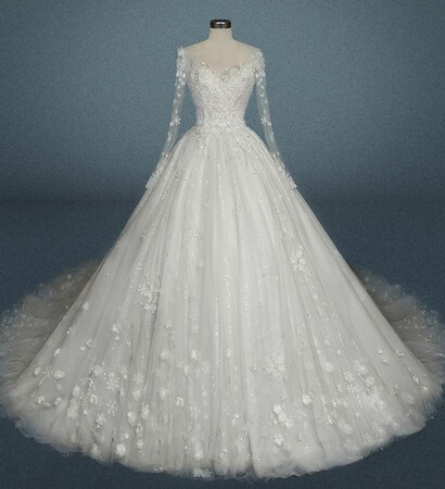 appliqués, crystal and wedding dresses