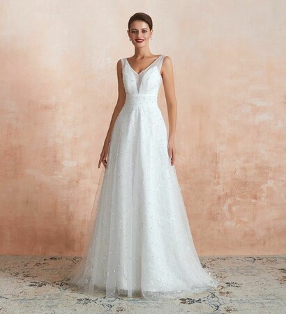 tulle wedding gown, high end wedding dress and bridal gown