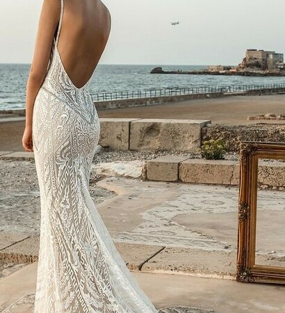 back, sea and dress