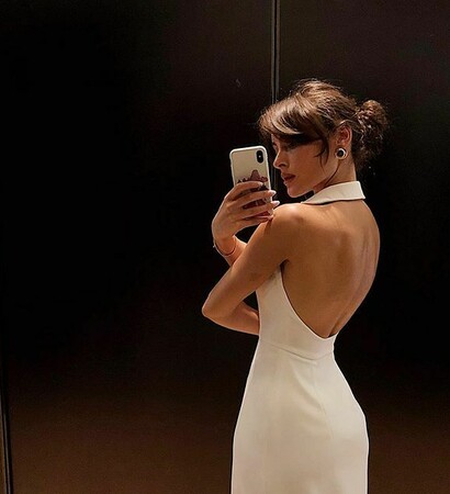 Prom, model and white dress