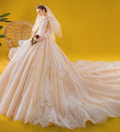 tulle wedding gown, bridal gown and bride