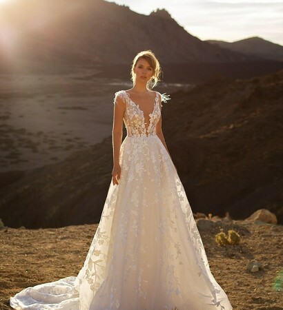 wedding dress, bridal and gown