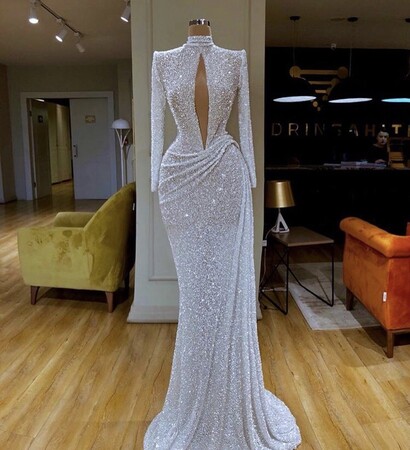 dress, fashion and look