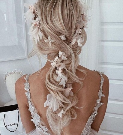 hair, wedding hair and blonde