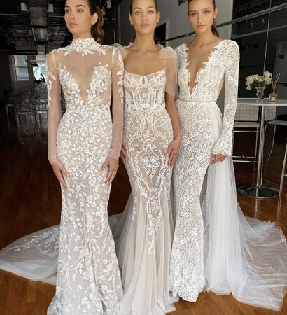 dress, lace and gown