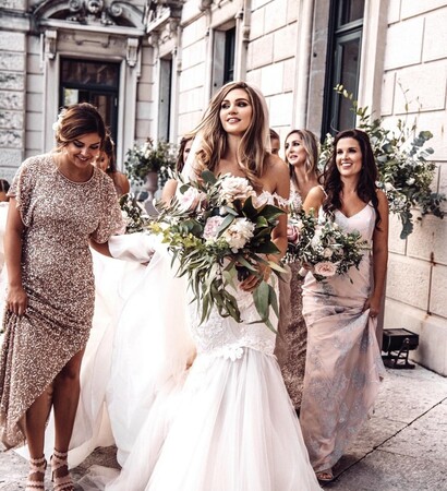 bridesmaids, seremonia and beautiful