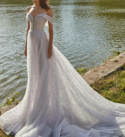 wedding dress, fashion and bridal