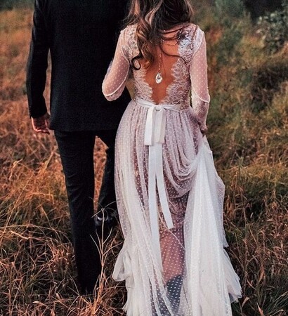 couple, dress and weddingdress