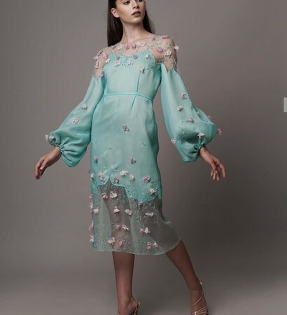 party dress, feminine and wedding guest