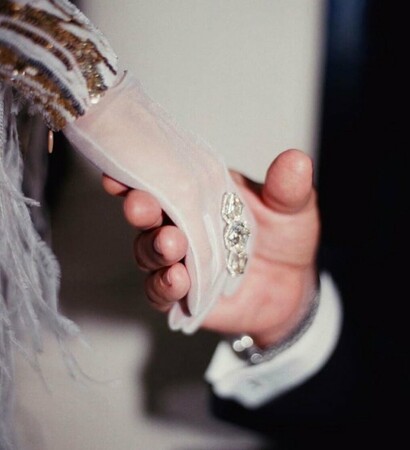 luxury, couple and dress